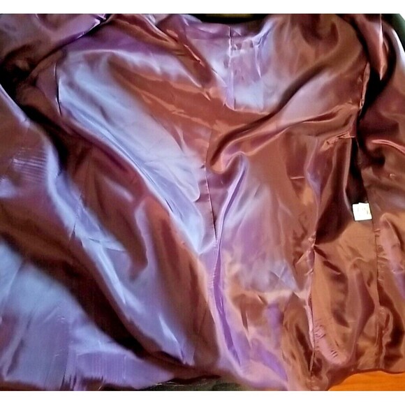 Herbert Grossman Cynthia Sobel Blazer Wool Blend 16 Purple NWT Vintage - Picture 14 of 14